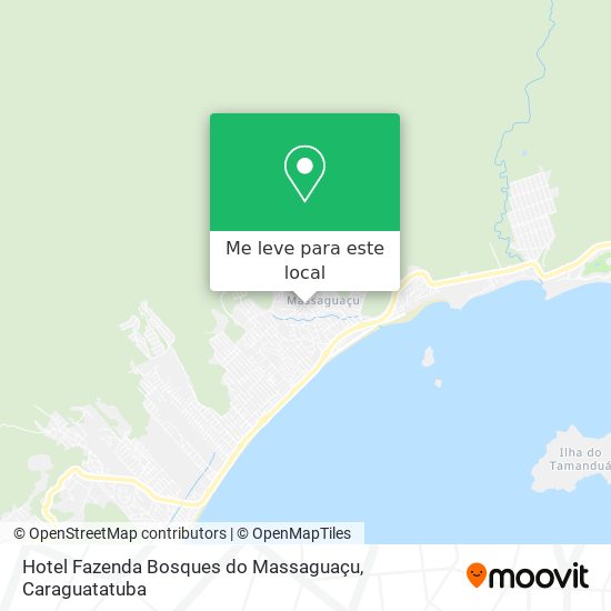 Hotel Fazenda Bosques do Massaguaçu mapa