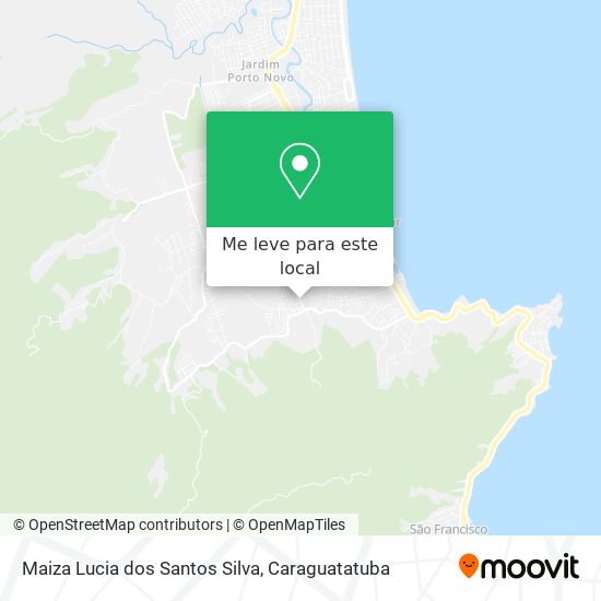Maiza Lucia dos Santos Silva mapa