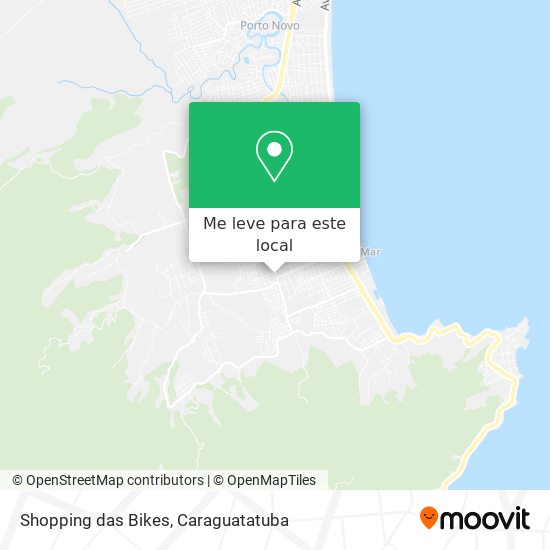 Shopping das Bikes mapa