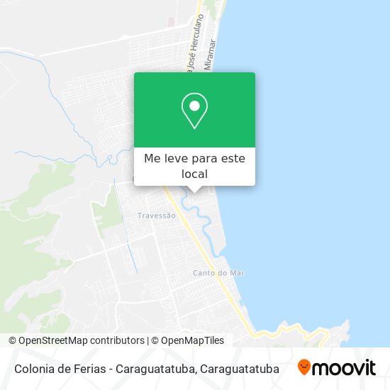 Colonia de Ferias - Caraguatatuba mapa