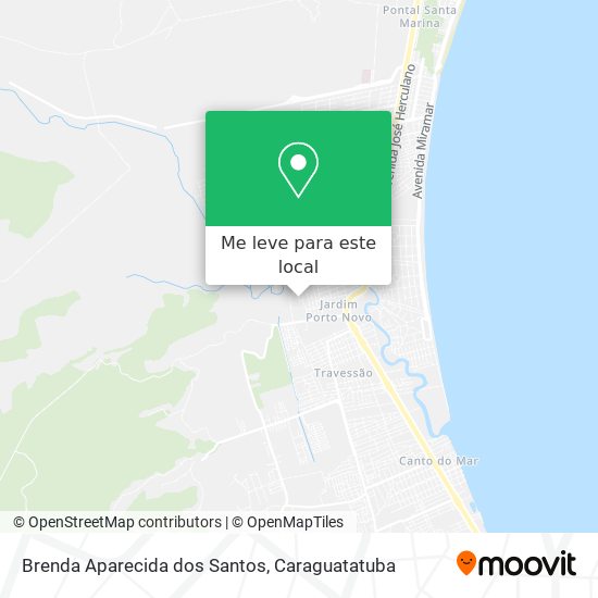 Brenda Aparecida dos Santos mapa