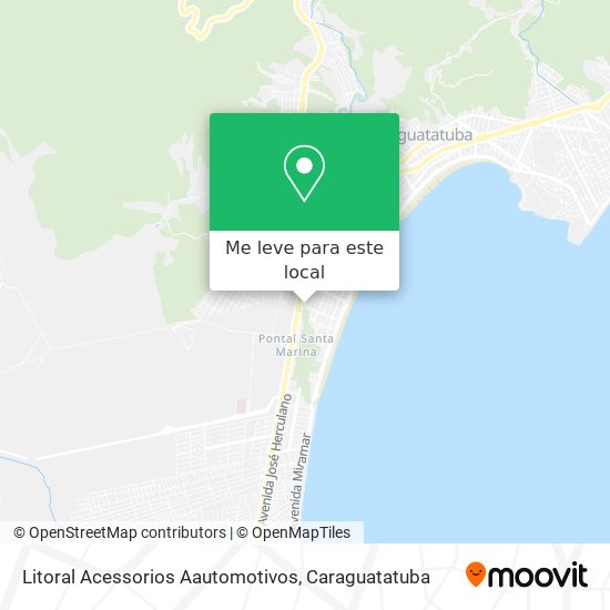 Litoral Acessorios Aautomotivos mapa