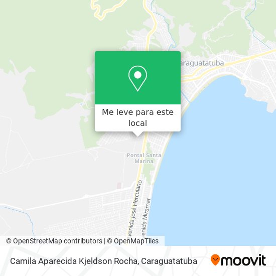 Camila Aparecida Kjeldson Rocha mapa