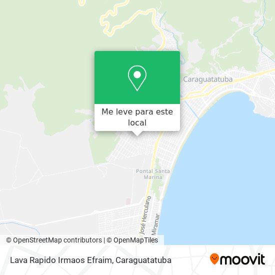 Lava Rapido Irmaos Efraim mapa