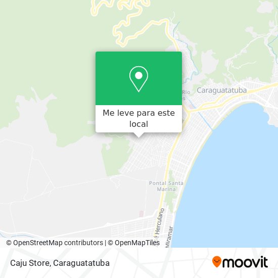 Caju Store mapa