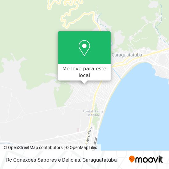 Rc Conexoes Sabores e Delicias mapa