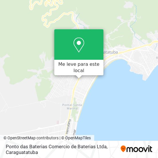 Ponto das Baterias Comercio de Baterias Ltda mapa