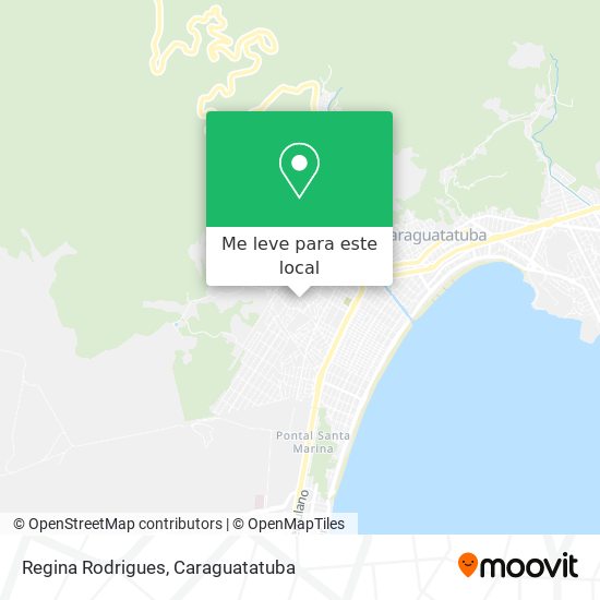 Regina Rodrigues mapa