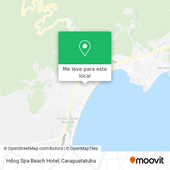 Hdog Spa Beach Hotel mapa