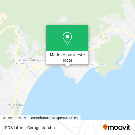 SOS Litoral mapa