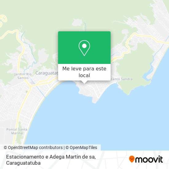 Estacionamento e Adega Martin de sa mapa