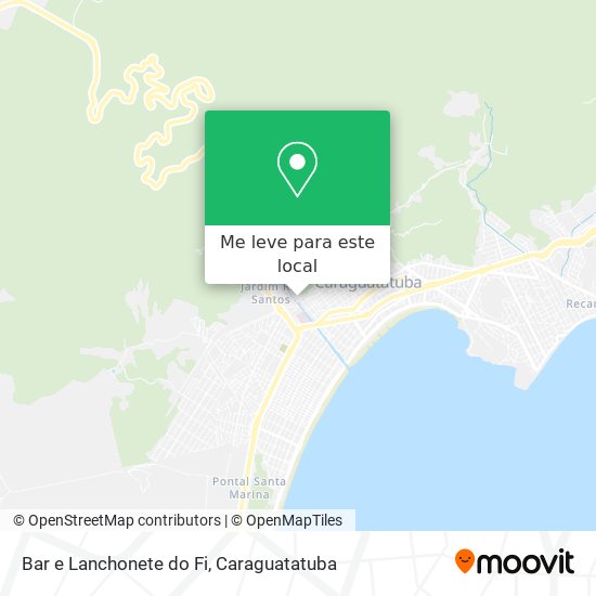 Bar e Lanchonete do Fi mapa