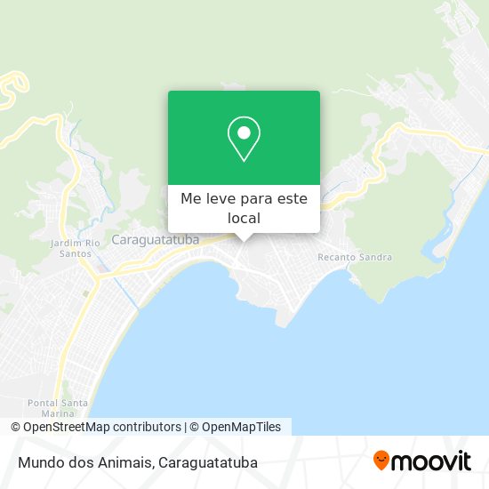 Mundo dos Animais mapa