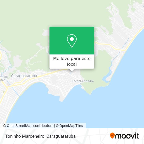 Toninho Marceneiro mapa