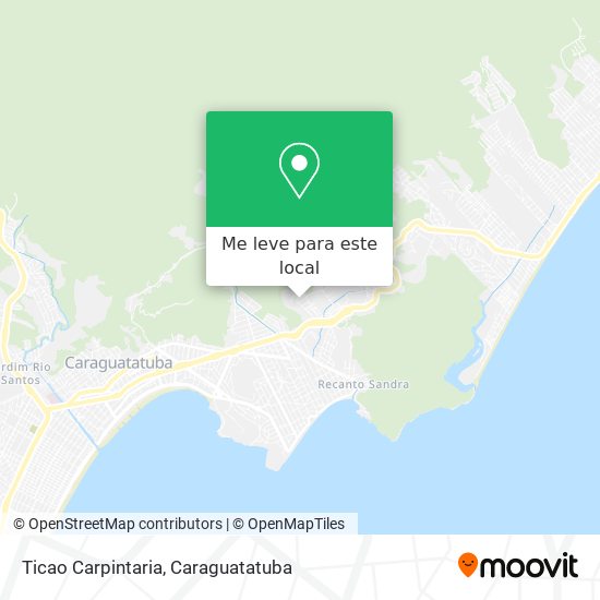 Ticao Carpintaria mapa
