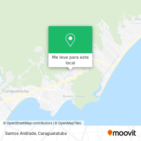 Santos Andrade mapa