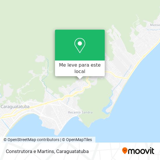 Construtora e Martins mapa