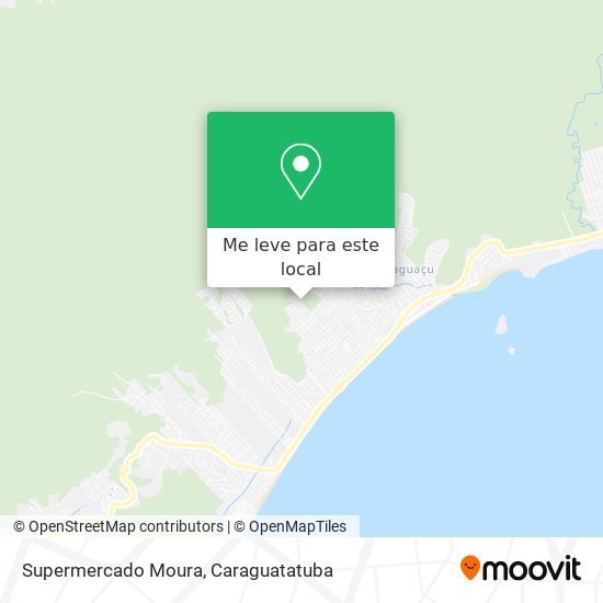 Supermercado Moura mapa