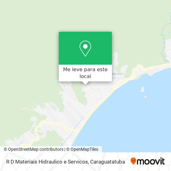 R D Materiais Hidraulico e Servicos mapa