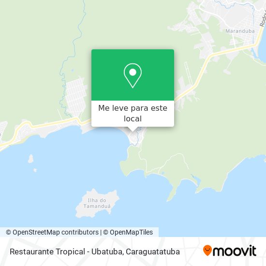 Restaurante Tropical - Ubatuba mapa