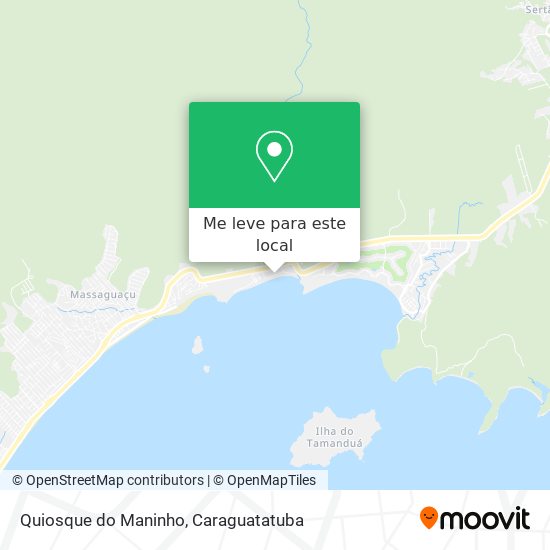 Quiosque do Maninho mapa