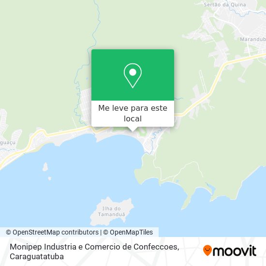 Monipep Industria e Comercio de Confeccoes mapa