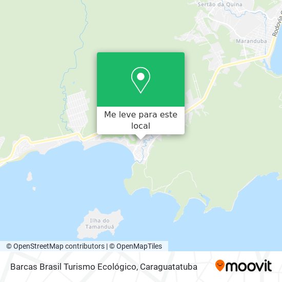 Barcas Brasil Turismo Ecológico mapa