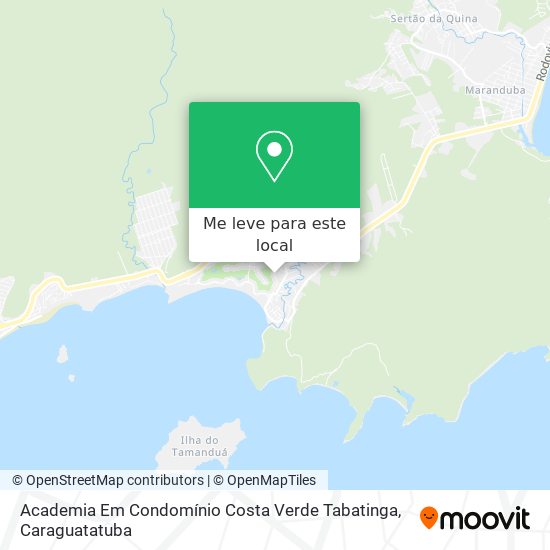 Academia Em Condomínio Costa Verde Tabatinga mapa
