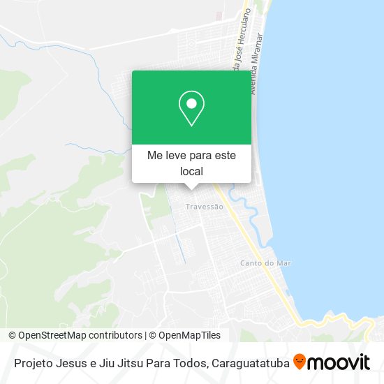 Projeto Jesus e Jiu Jitsu Para Todos mapa