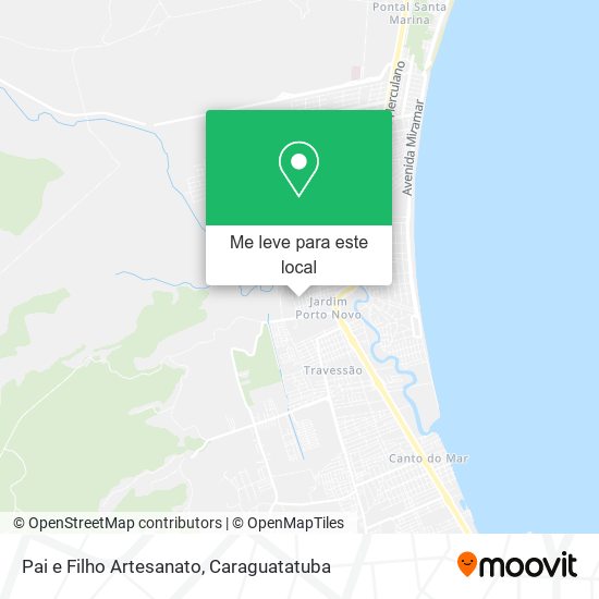 Pai e Filho Artesanato mapa