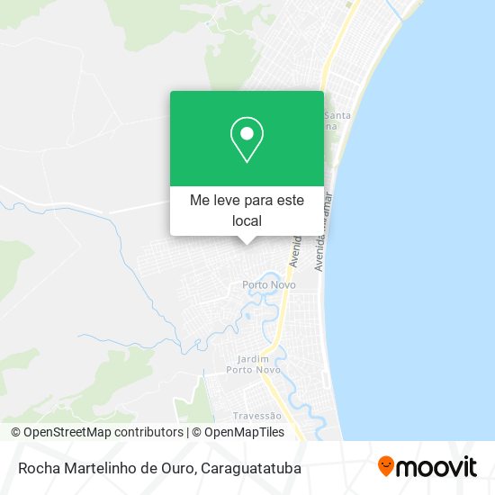 Rocha Martelinho de Ouro mapa