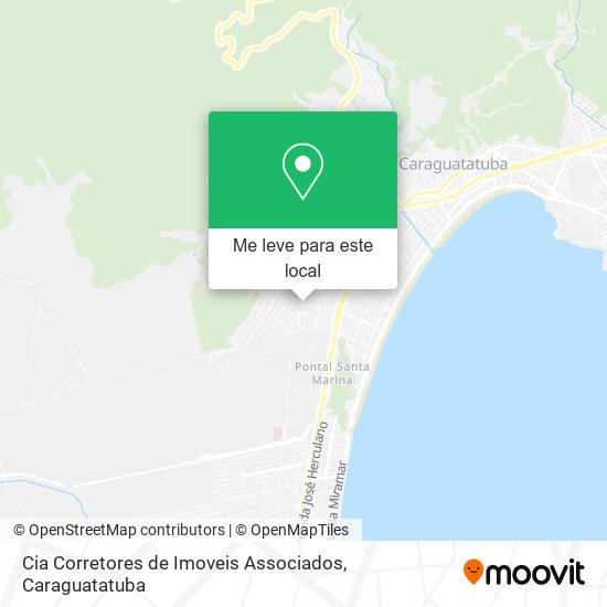 Cia Corretores de Imoveis Associados mapa