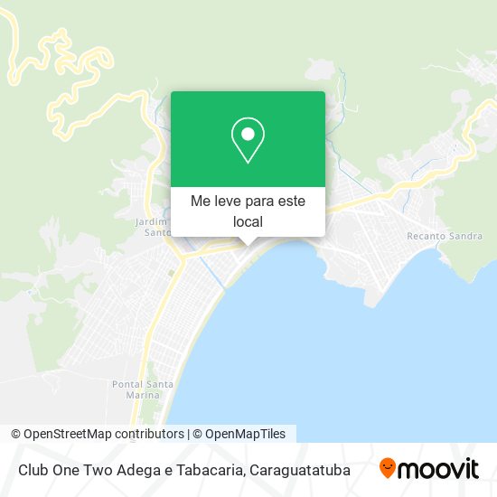 Club One Two Adega e Tabacaria mapa