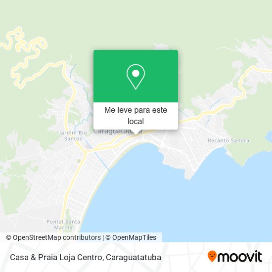 Casa & Praia Loja Centro mapa