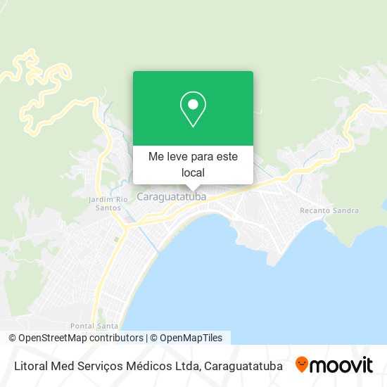 Litoral Med Serviços Médicos Ltda mapa