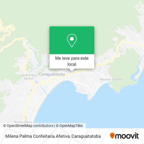 Milena Palma Confeitaria Afetiva mapa