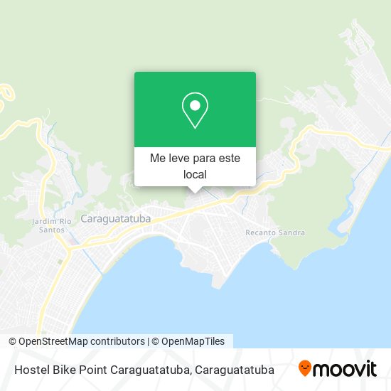Hostel Bike Point Caraguatatuba mapa