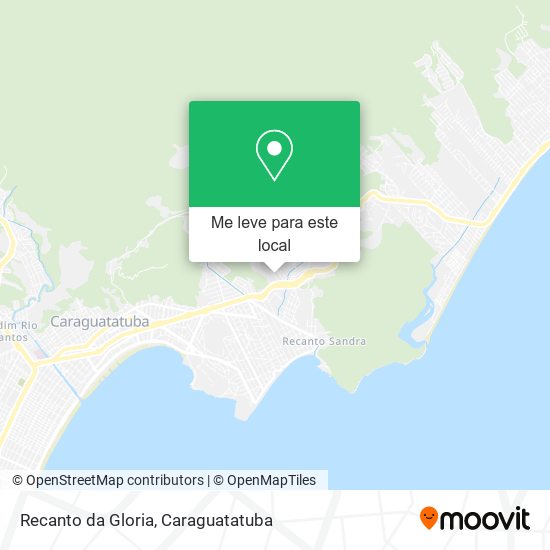 Recanto da Gloria mapa