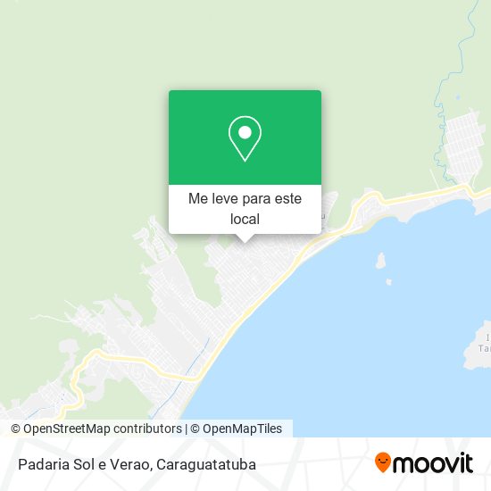 Padaria Sol e Verao mapa