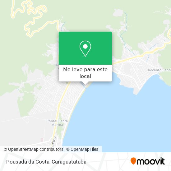 Pousada da Costa mapa