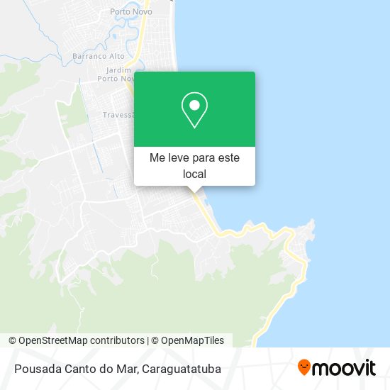 Pousada Canto do Mar mapa