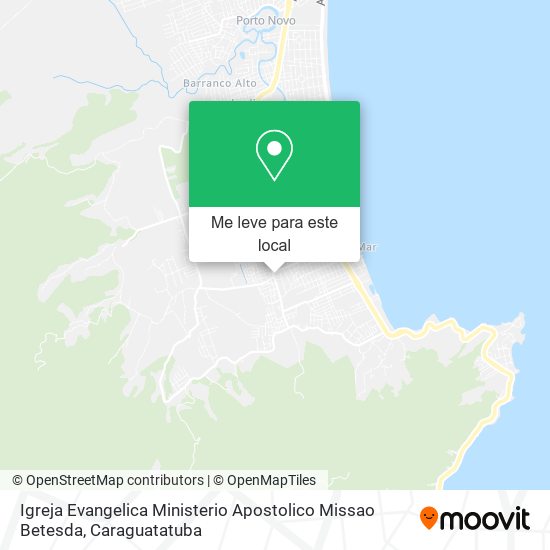 Igreja Evangelica Ministerio Apostolico Missao Betesda mapa