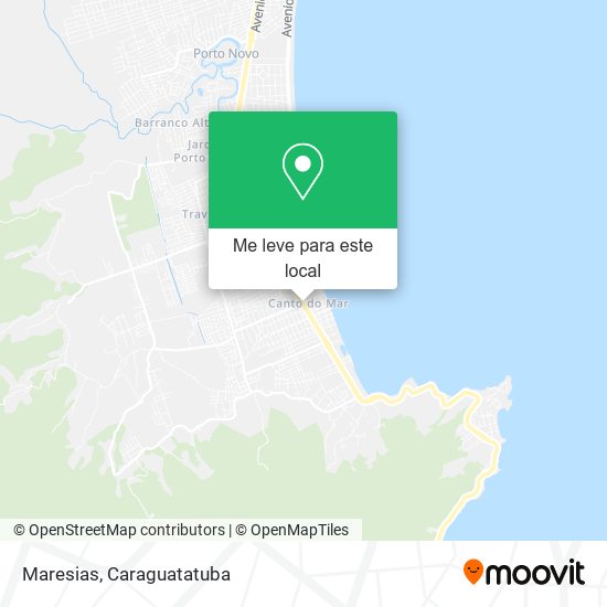 Maresias mapa
