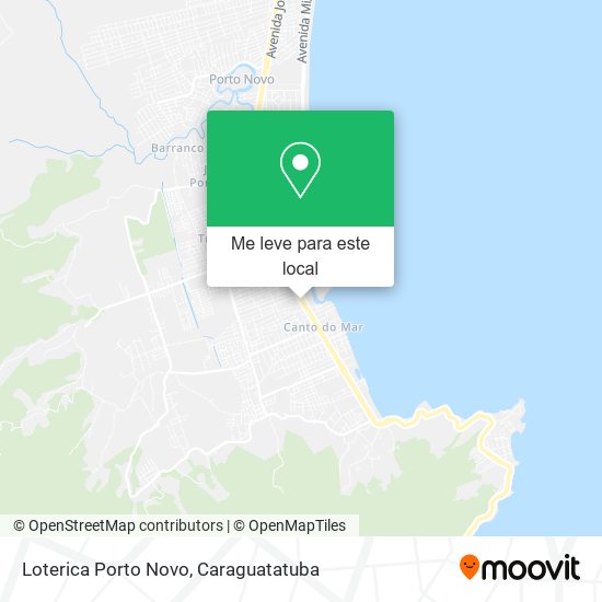 Loterica Porto Novo mapa