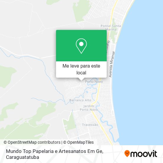 Mundo Top Papelaria e Artesanatos Em Ge mapa