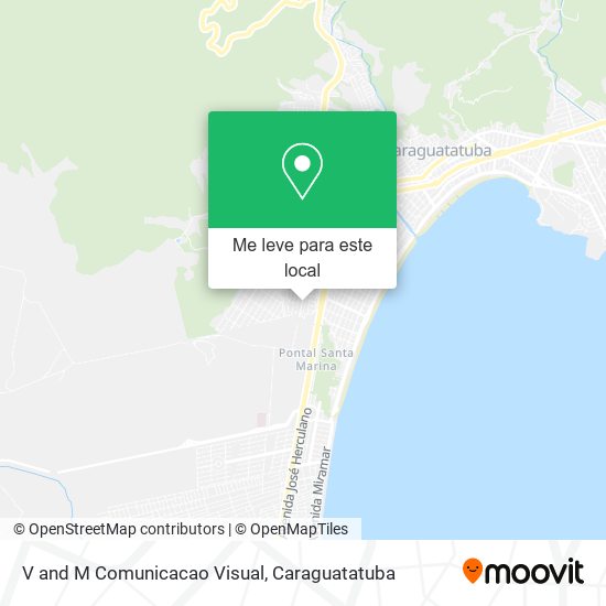 V and M Comunicacao Visual mapa