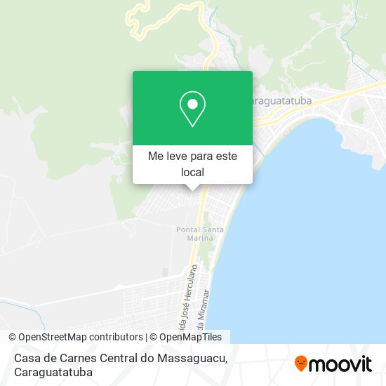 Casa de Carnes Central do Massaguacu mapa