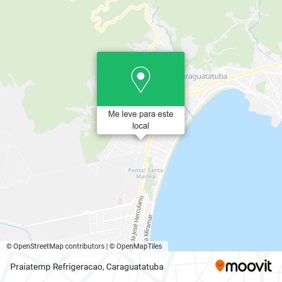 Praiatemp Refrigeracao mapa