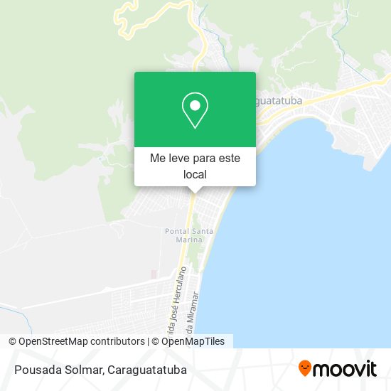 Pousada Solmar mapa