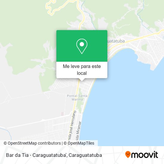 Bar da Tia - Caraguatatuba' mapa